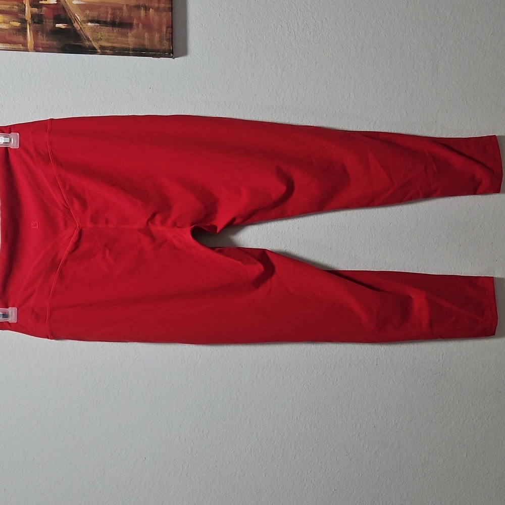 Buff Bunny Collection Bold Red Leggings - Picture 3 of 5